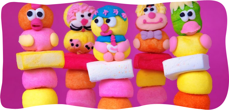 Brochette de bonbons !